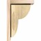 Ekena Millwork Crestline Rough Sawn Corbel w/Backplate, Douglas Fir, 6"W x 8"D x 12"H COR06X08X12CRE01RDF - alternate 4